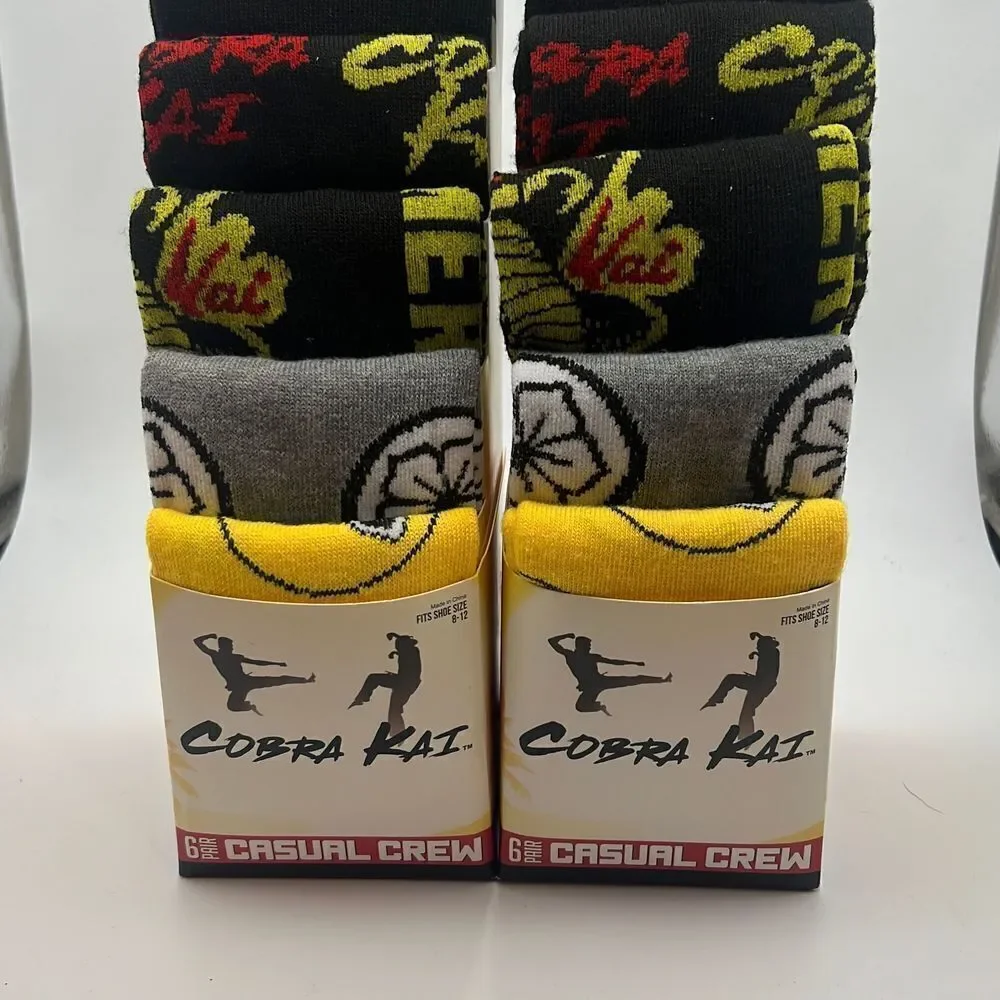Cobra Kai casual crew socks- NWT‎